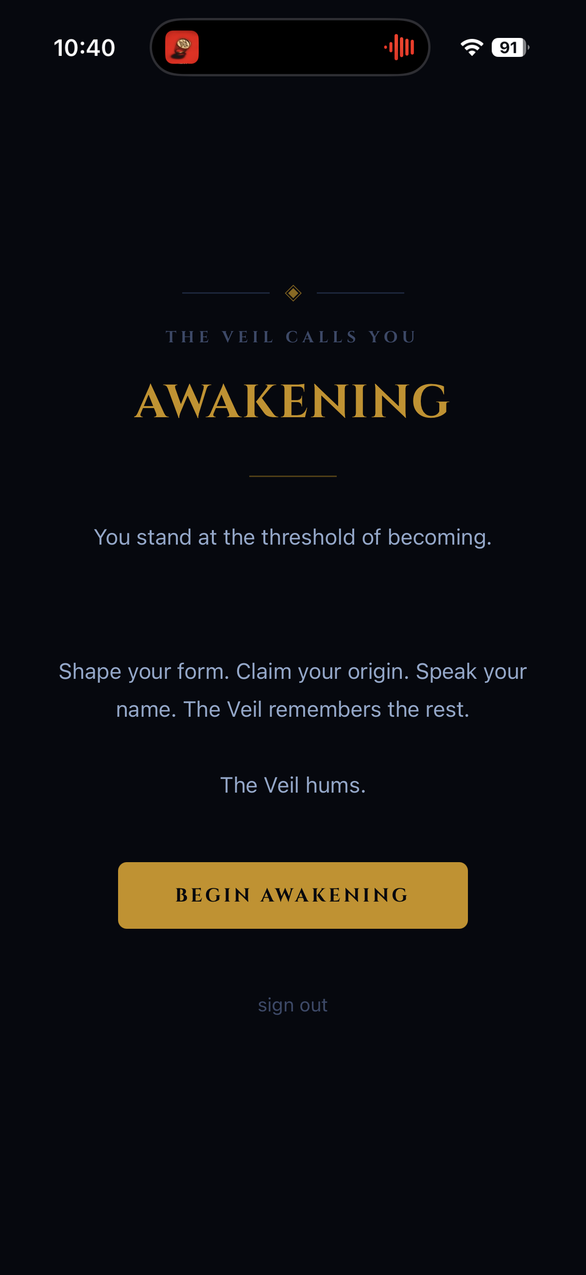 Heroes' Codex — The Awakening